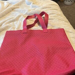 Fushia pink tote bag